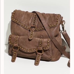 Free People Sumac studded messenger bag